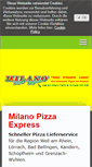 Mobile Screenshot of milano-pizza-express.de